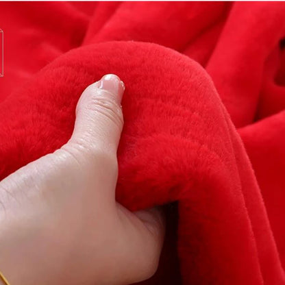 DIY 5MM Plush Fabric Encryption Thickening fabric solid Solf Atrtificial Fur Patchwork bags Doll clothing Decoration material