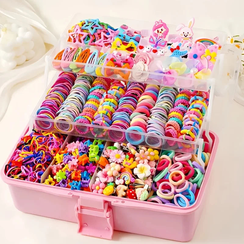 A 718-piece accessory set suitable for girls’ daily outings and participation in festive events – a richly curated collection