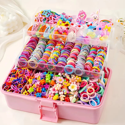 A 718-piece accessory set suitable for girls’ daily outings and participation in festive events – a richly curated collection
