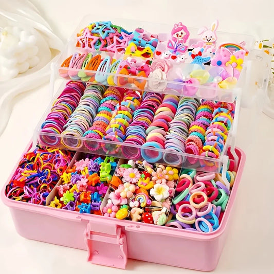 A 718-piece accessory set suitable for girls’ daily outings and participation in festive events – a richly curated collection