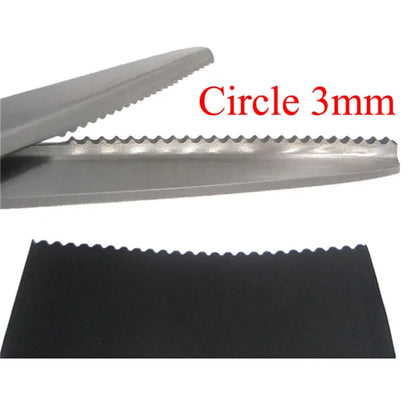 Sewing Cut 23.5cm Zig Zag Dressmaking Tailor Leather Handicraft Fabric Shear Pinking Scissor Textile DENIM DIY Upholstery Too