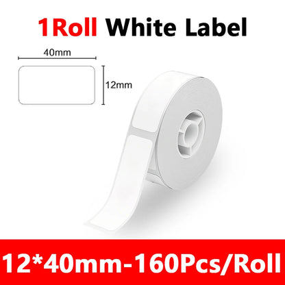 Marklife P15 Mini Portable Label Printer Smart Pocket Printer Thermal Adhesive Sticker Labeling Machine ot 3PK Label Paper No