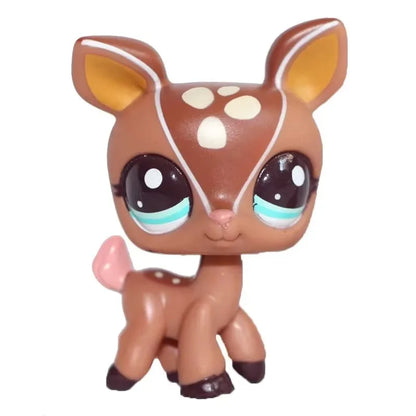 Rare Pet Toy Mini Stands Short Hair Kitten Old Figures Collection Original Bobble Head Toy LPS - 2499