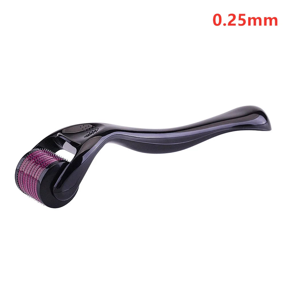 540 Needles for Facial Body Hair Growth Derma Roller for Skin Beard 0.2mm 0.25mm 0.3mm Needle Micro Face Roll Tool - 0.25mm r