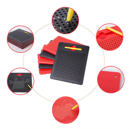 Magnetic Drawing Board Ball Sketch Pad Tablet with Magnet Pen Kids Learning Educational Toys for Children Gift Magpad Creativ