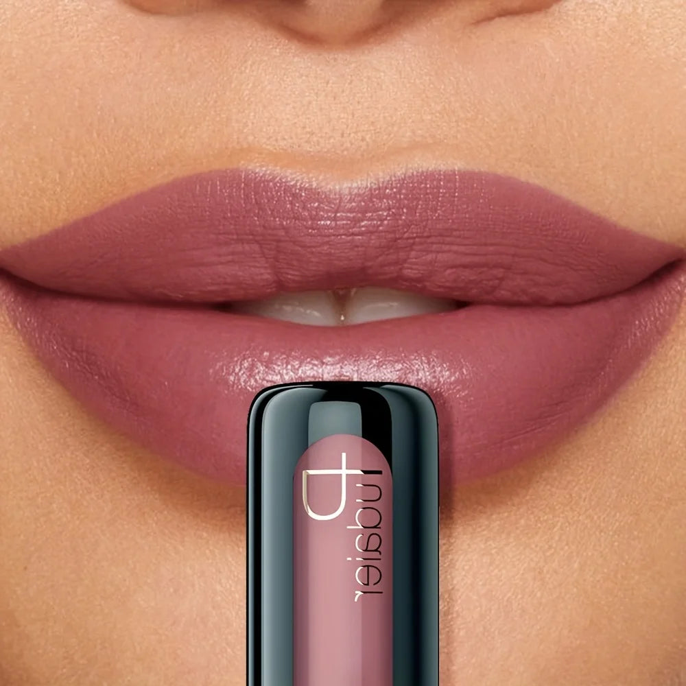 1pc Matte Velvet Lip Gloss, Highly Saturated Liquid Lip Mud, Non-Stick Long Lasting, All Skin Tones Compatible,Mother's Day G