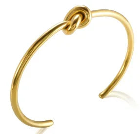 Fashion Simple Stainless Steel 3 Crystal Bracelet Bangle - B37