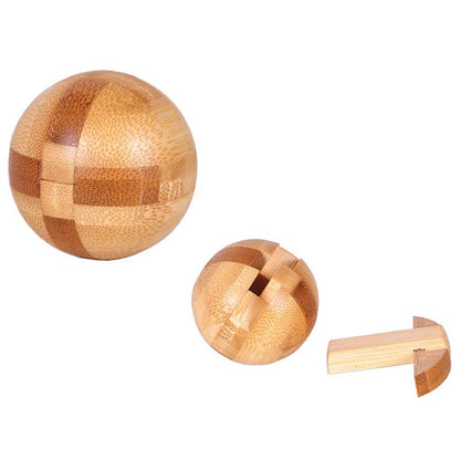 Wooden Kong Ming Lock Lu Ban Lock IQ Brain Teaser Educational Toy for Kids Children Montessori 3D Puzzles Game Unlock Toys Ad