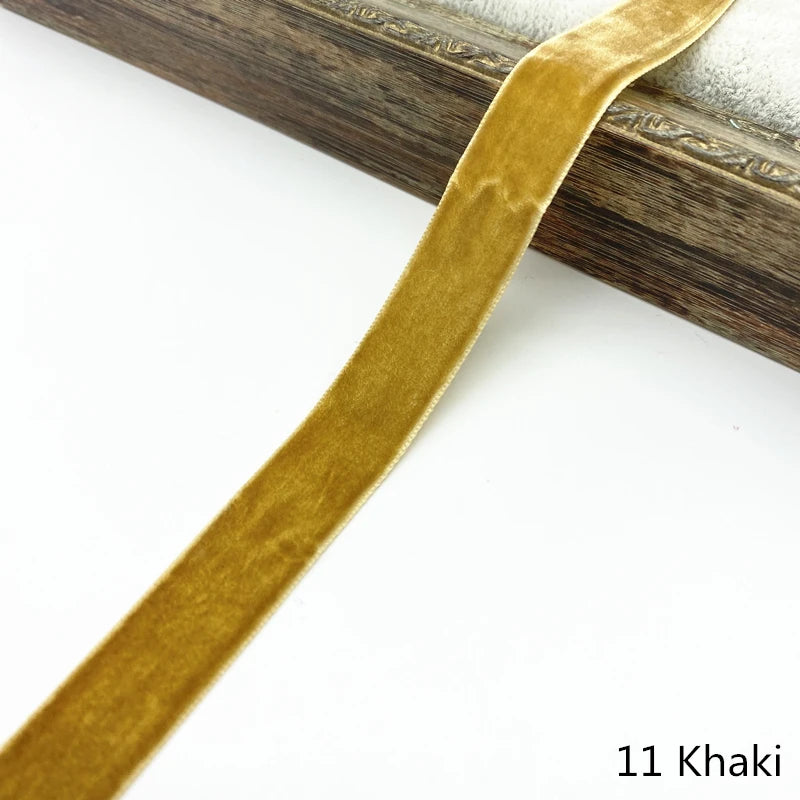6-38mm Velvet Ribbon Wedding Party Decoration Handmade Gift Wrapping Hair Bowknot DIY Christmas #RoLi03
