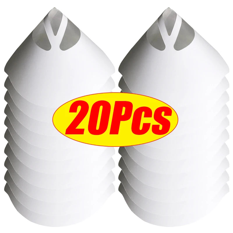 10/100Pcs Disposable Car Paint Spray Mesh Paper Filter Purifying Straining Funnel Paint Filter Conical Nylon Micron Paper Fun