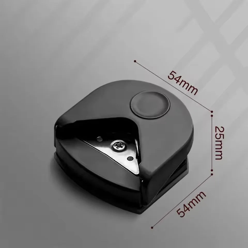 1Pcs Rounder Corner Cutter Paper And Plastic Cutting MustHave For Diy Handmade Cardboard Photo Corner Cutter - black