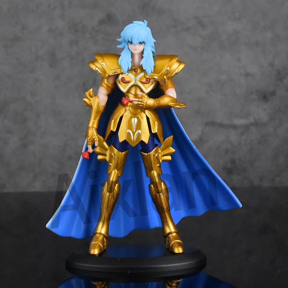 Gold Saint Seiya Figure Saint Sagittarius PVC Action Figure Libra Gemini 18CM Amine Toy Figurine Aixlan