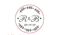Custom brass wax seal Stamp with 2 Initial Ornament wreath,Vintage Reusable for DIY Wedding Invitation & Letters,Free Engravi