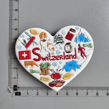 Switzerland Tourist Souvenir Fridge Magnets Jungfraujoc Luzern Zermatt Zermatt Geneva Bern Basel Interlaken Home Decor Sticke