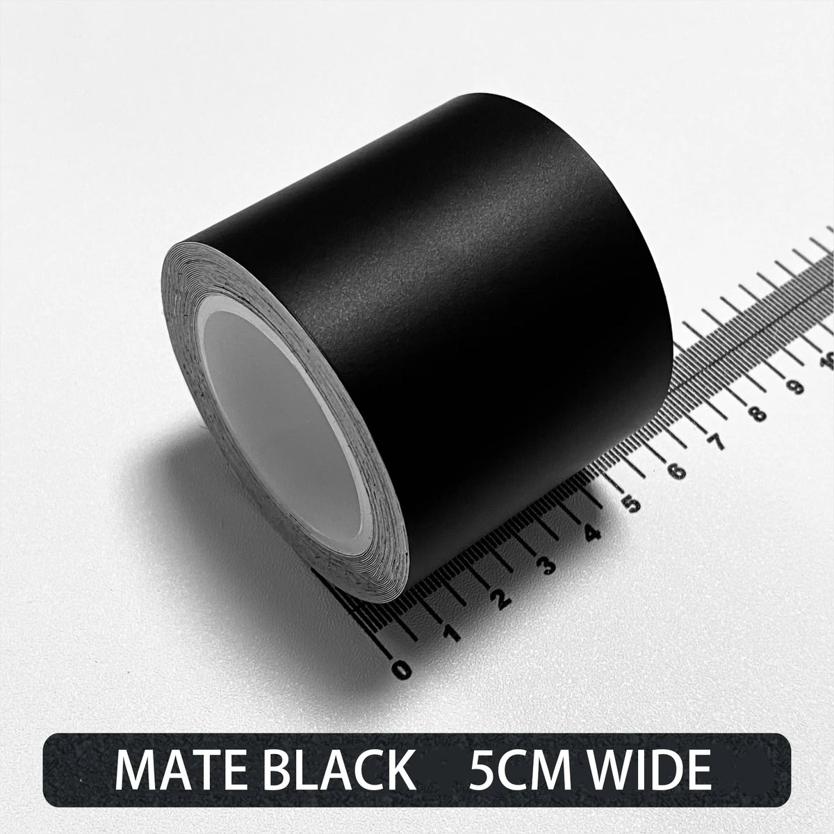 Carbon Fiber Automotive Adhesive Tape Roll Matte Black Protective Car Film Self-Adhesive Film 3D Vinyl Car Film Accessories -