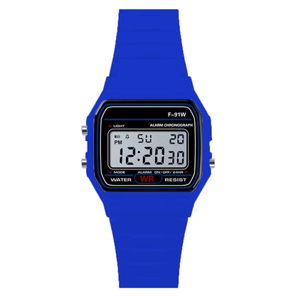 Luxury Men Analog Digital Military Armys Sport LED Waterproof Wrist Children Watch for Kids Bracelet Alarm Women Clock - Deep