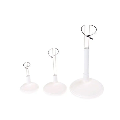 Doll Bracket White Black 15/20/25/35/45CM Adjustable Metal Stand Holder Toy Store Display Support Accessories Toy Store Displ