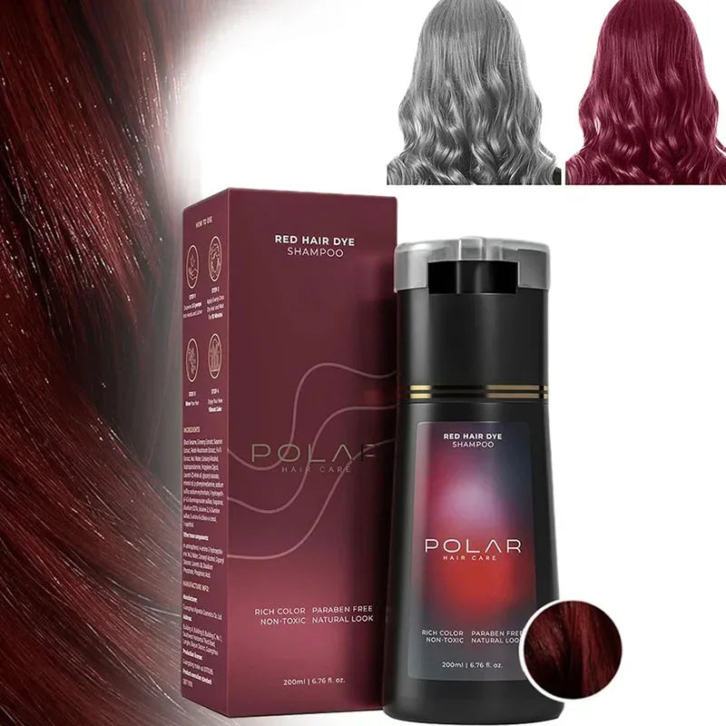5 Colors Hair Dye Shampoo Black Hair Color Dye Hair Shampoo Cream Instant Dye Shampoo Men Women Moisturizing and Repairing Ha