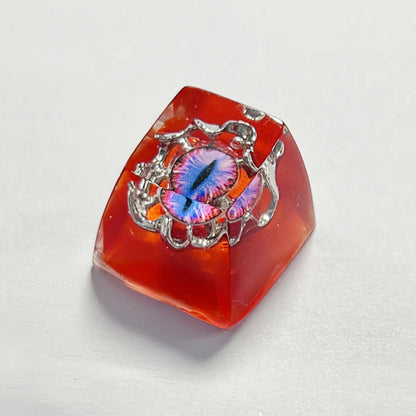 Evil Eyes DIY Mechanical Keyboard Resin Keycaps Artisan Customized Pretty Sun And Moon/Stars Design Custom Keycaps for Keyboa