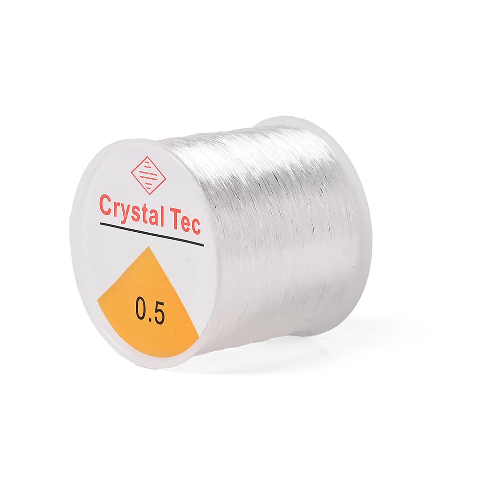 iYOE 0.5-1.5mm Elastic Cord String Transparent Elastic Thread For Jewelry Making Diy Bracelet Necklace Beaded Accessories - 0