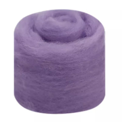 Needle Felting Wool Fibre Wool Roving for DIY Craft Materials, Needle Felt Roving Fabric Felt Craft Toys Handmade Felting Cra