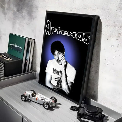 Singer A-Artemas Album Cover Poster Decorative Wall Art Stickers Mural Photo Print for Home Living Room Hallway Decor