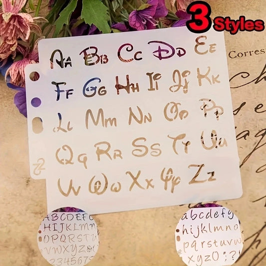 DIY Craft Alphabet Letter Stencils Template Painting Scrapbooking Embossing Stamping Album Card Decorative Embossing Paper Ca