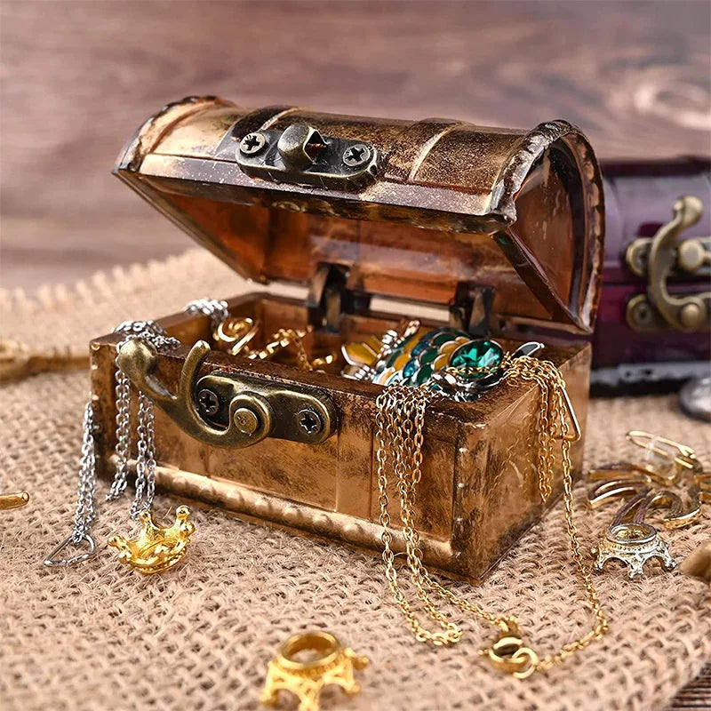 DIY Storage Box Silicone Mould Set Treasure Chest Jewelry Organizer Resin Molds Gypsum Clay Crafts Making Supplie for Home De