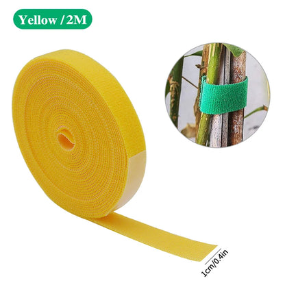 3 Rolls Green Garden Twine Plant Ties Nylon Plant Bandage Garden Hook Loop Bamboo Cane Wrap Support Garden Accessories - Yell
