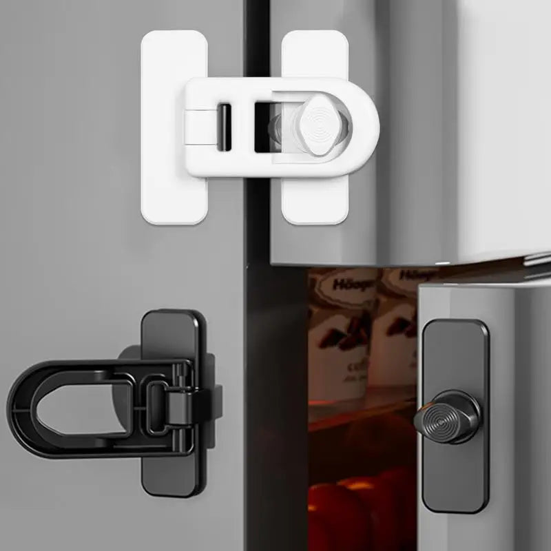 Refrigerator Lock Adhesive Keyless Freezer Locks Refrigerator Door Locks Child Proof Fridge Lock Oven Baby Proofing for Cabin