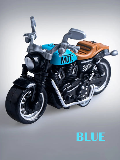 Model Diecast Motocycle Toys Ornament, 1:18/1:36 Car Rotating Rubber Rires Desktop Ornament Gifts - YLE-10 A