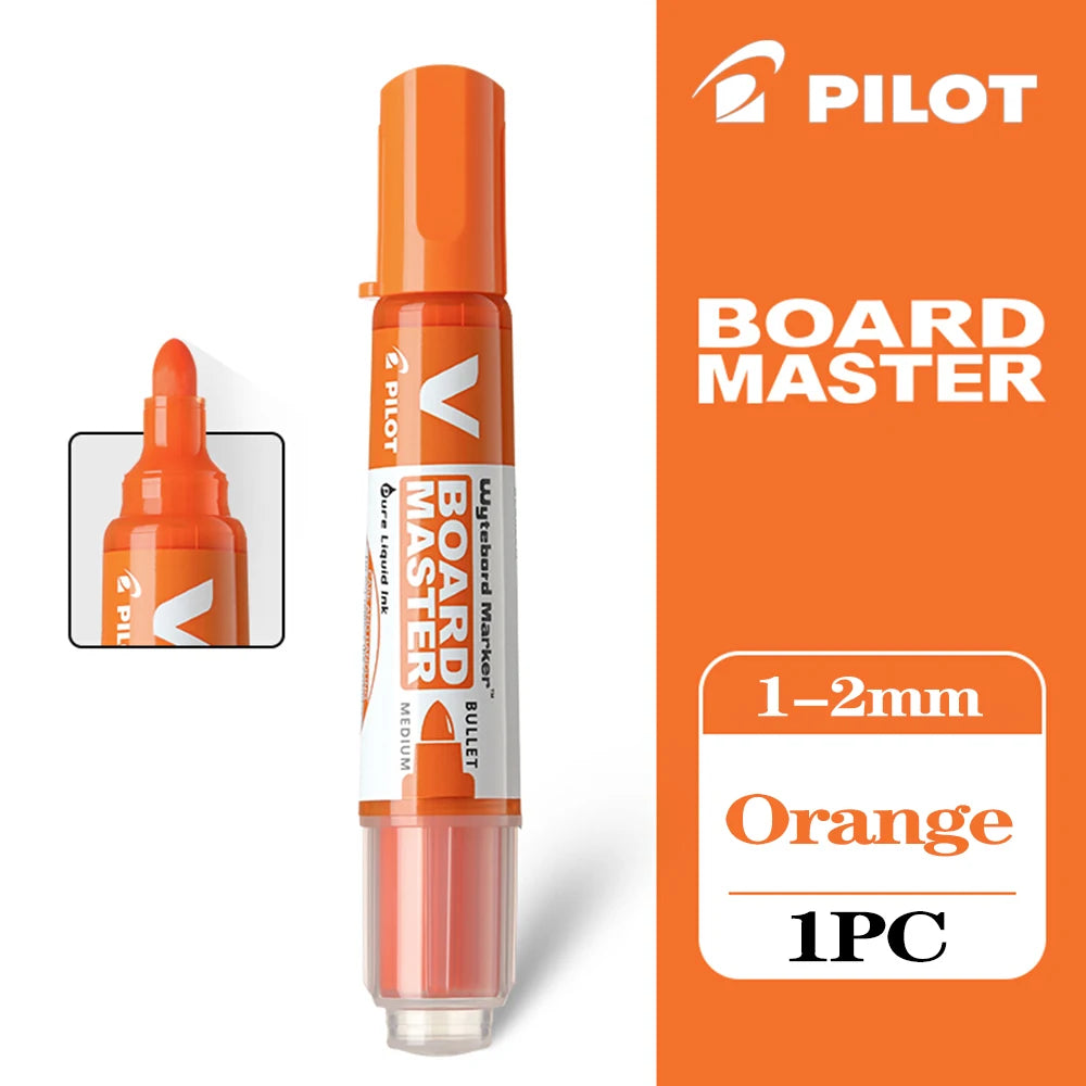1PC Japan PILOT Whiteboard Marker WBMAVBM Large Capacity Ink Color Markers Office Accessories School Stationery Teacher Gift