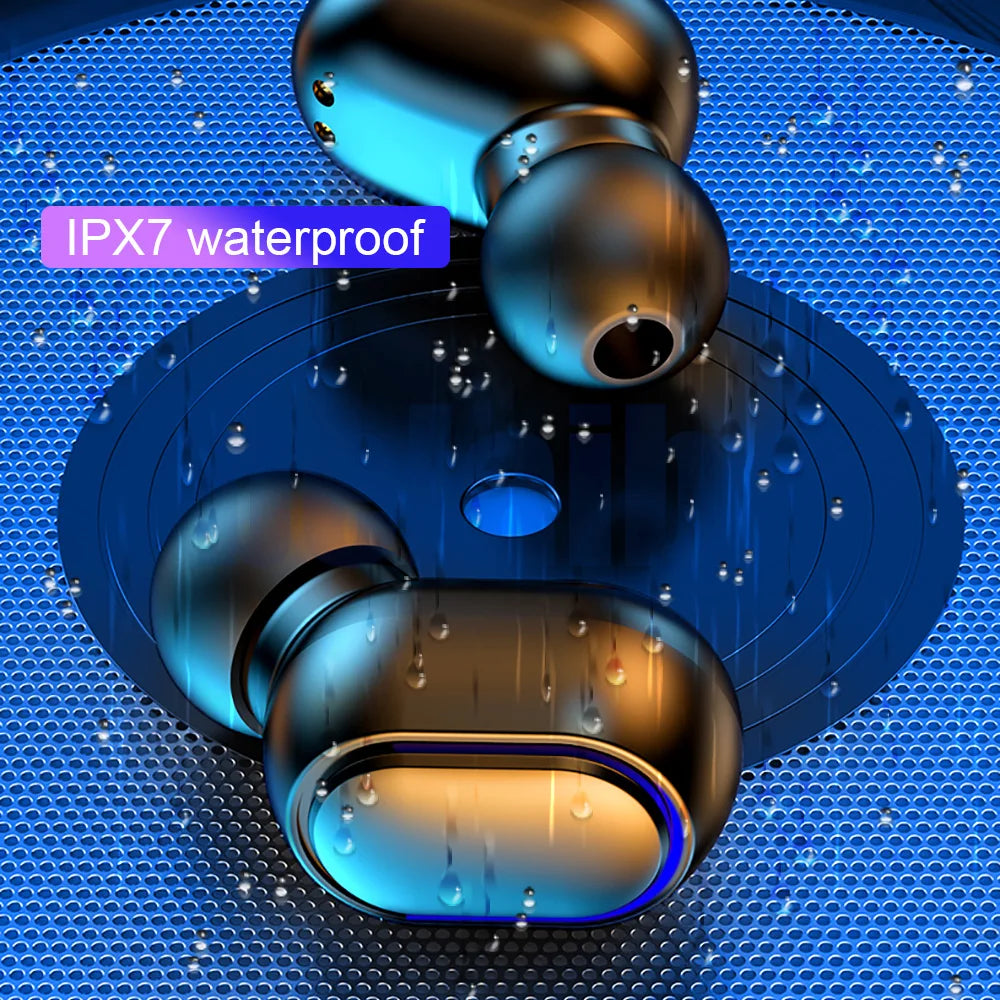 E7S TWS Wireless Headphones Bluetooth Earphone Control Sport Headset Waterproof Microphone Music Earphone Work On All Smartph