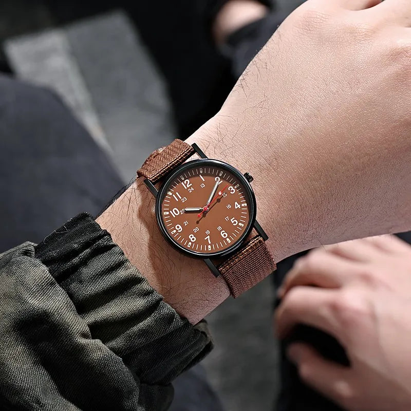 2023 Fashion Men Watches Fashion Mens Quartz Watch Luminous Hands Male Clock Big Dial Waterproof Man Wristwatch