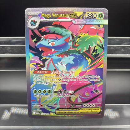 DIY PTCG Collection Cards EN Mega Symphonia Mega Brave Gardevoir Lucario Self Made Single Card Classic Game Anime Card Gift T
