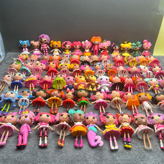 Original Lalaloopsy 8-10cm Little Sister and Pet Dolls PVC Holiday Gift Collection Pvc Toys