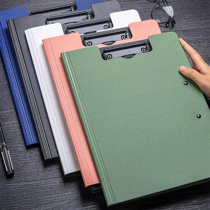 1pcs A4 File Folder Clipboard Writing Pad Memo Clip Board Clips Test Paper Storage Organizer School Supplies Office Stationar