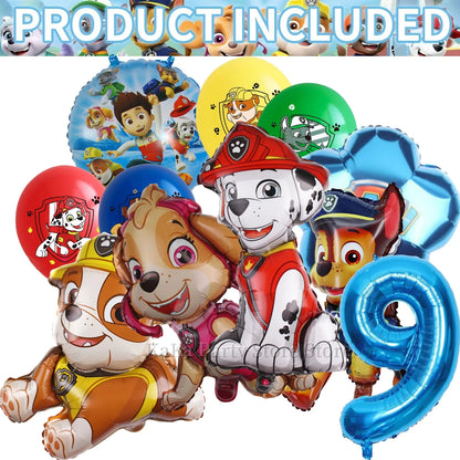 PAW Patrol Birthday Party Decor Tableware Tablecloth Plates Cup Balloons Baby Shower PAW Patrol Party Supplies Kids Favors Gi
