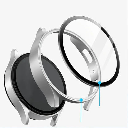 Case for Samsung Galaxy Watch 7/6/5/4/FE Tempered Glass+ cover PC bumper screen protector Galaxy watch 7 6 44mm 40mm Accessor