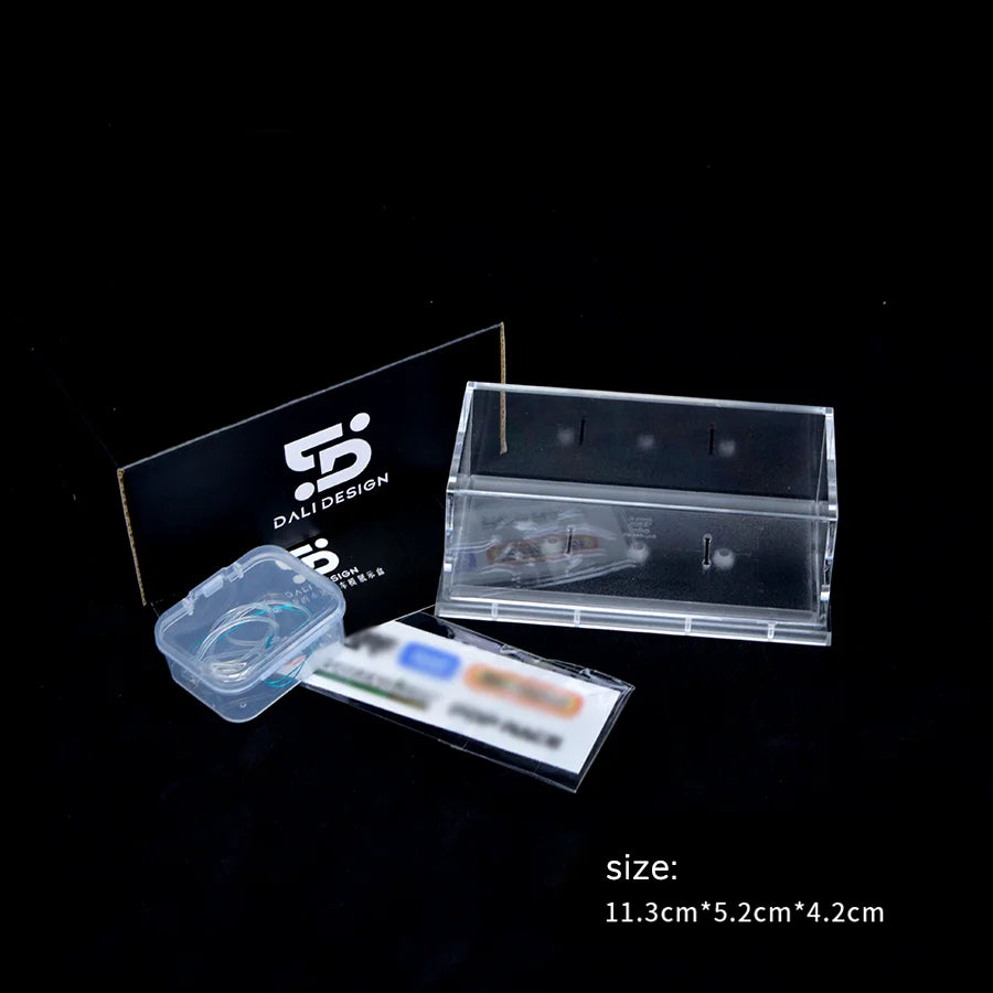 1/64 Acrylic Model Car Display Case Box - Clear Cover for Collectibles Gift (No Car Included) 1pcs - Transport