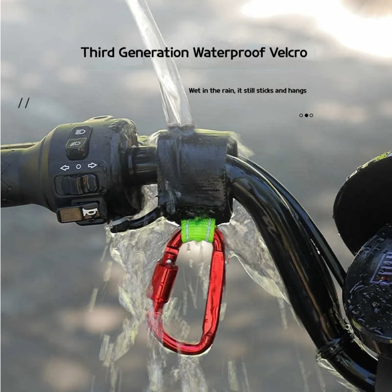 2PCS Heavy Duty Aluminium Alloy Hooks, Multi-functional Solid & Thick for Motorcycle, E-Bike, Scooter & Outdoor Use