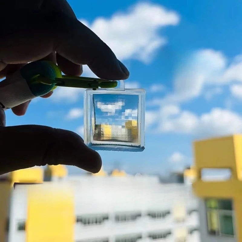 Pixel Photography Tool Transparent Acrylic Mosaics for Keychains and Sharing Your Travel Memories Mosaic Lens