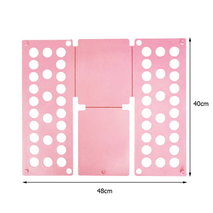 Plastic Folding Clothes Board Easy and Fast Kids Laundry Folder Folding Shirt Board Home Storage Tools for Quick Folding Clot