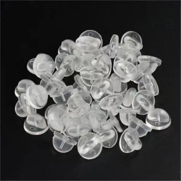 10 pieces/pack Safety Brooches Lock Locking Clasp Metal Pins Back Button Buckle Bulk Pin Keepers Brooch base Jewelry Accessor