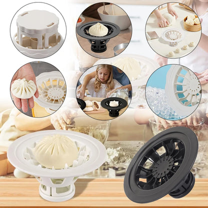 Flower Shaped Bun & Dumpling Machine DIY Pastry Pie Dumpling Making Mould Kitchen Simple Homemade Buns Mold Baking Pastry Too