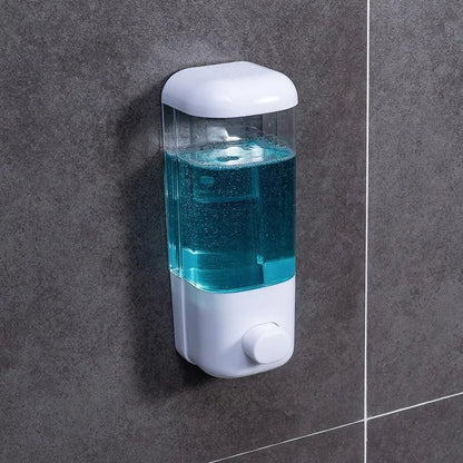 500/1000ML Wall Mounted Soap Dispenser Manual Press Soap Dispenser Shampoo Shower Gel Container Bottle Bathroom Liquid Dispen