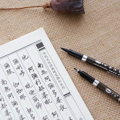 3 Pcs Calligraphy Pens Set Japan Material Brush for Signature Chinese Calligraphy Learning Art Marker School Stationery Suppl