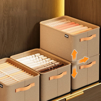 Thicken Clothes Organizer Pants Sweater Storage Cabinets Drawers Organizer Jeans Storage Box Wardrobe Clothes Storage Organiz