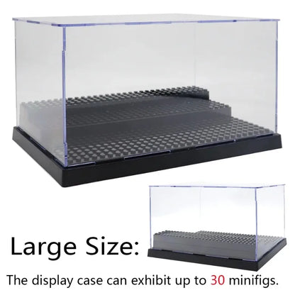 Compatible building block display box storage box building block doll collection step-by-step hand display