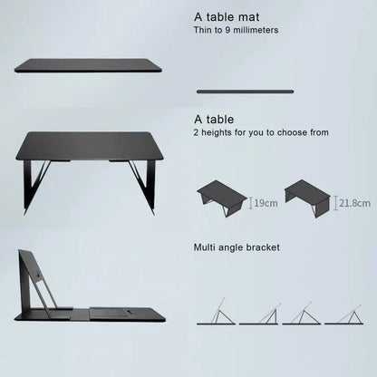 6-in-1 Laptop Stand Foldable Computer Support laptop desk